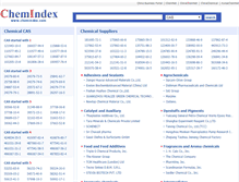 Tablet Screenshot of chemindex.com