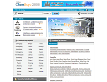 Tablet Screenshot of expo.chemindex.com